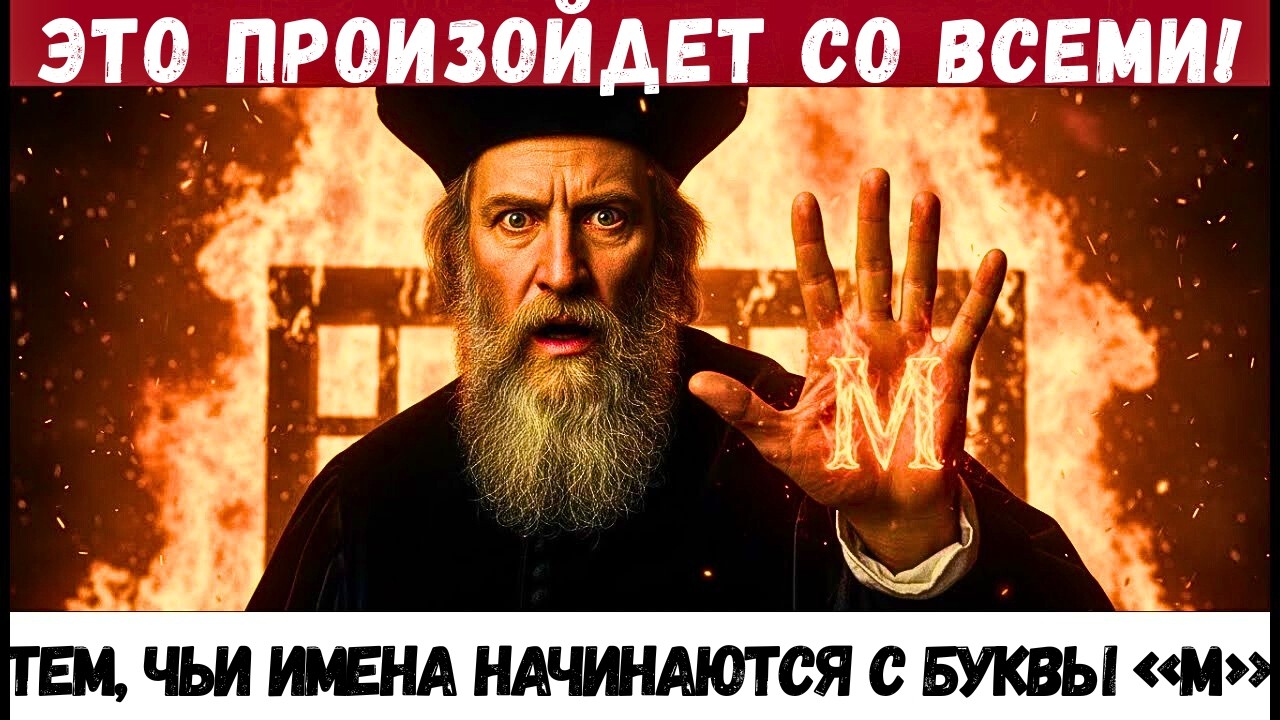Видите букву M на ладони? Вот что Нострадамус НИКОГДА не хотел раскрыть