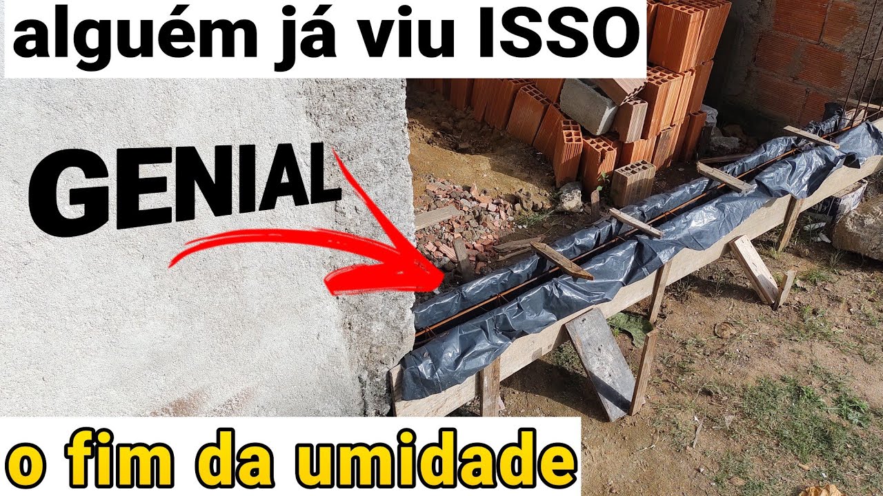 FAÇA ISSO E DIGA ADEUS PRA UMIDADE NO RODAPÉ NO INICIO DA CONSTRUÇÃO