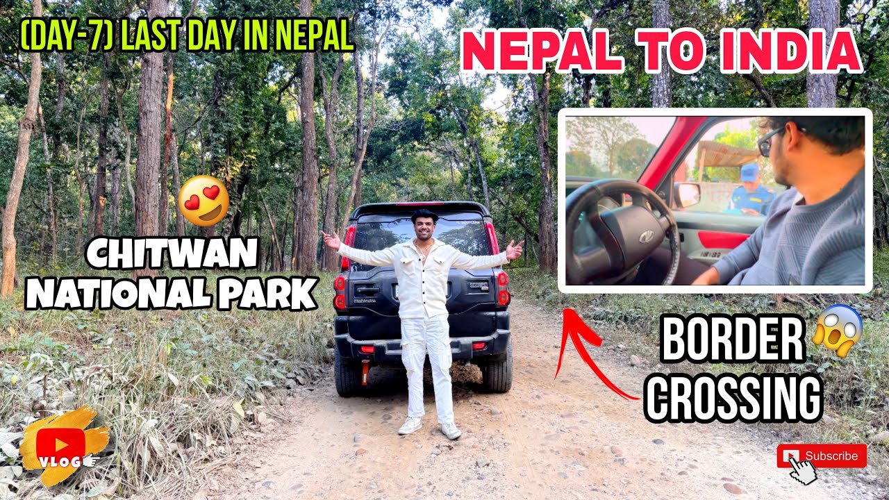 Nepal to India border crossing 🇳🇵