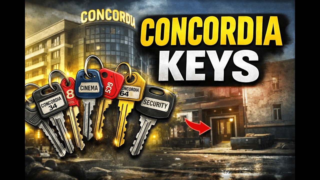 Concordia Keys Guide 🔑 Streets of Tarkov | Todas las llaves