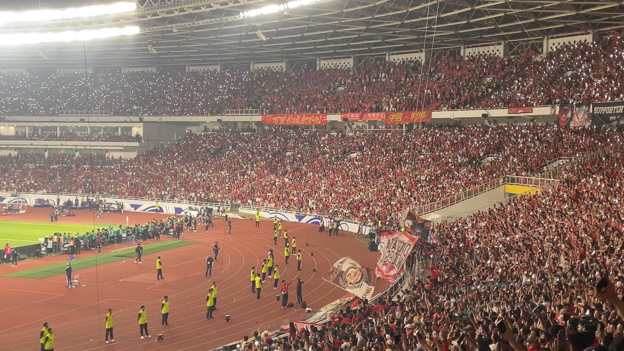 DETIK DETIK KEMENANGAN INDONESIA KETIKA MELAWAN CHINA!! | INDONESIA PUSAKA BERGEMA DI GBK !!!