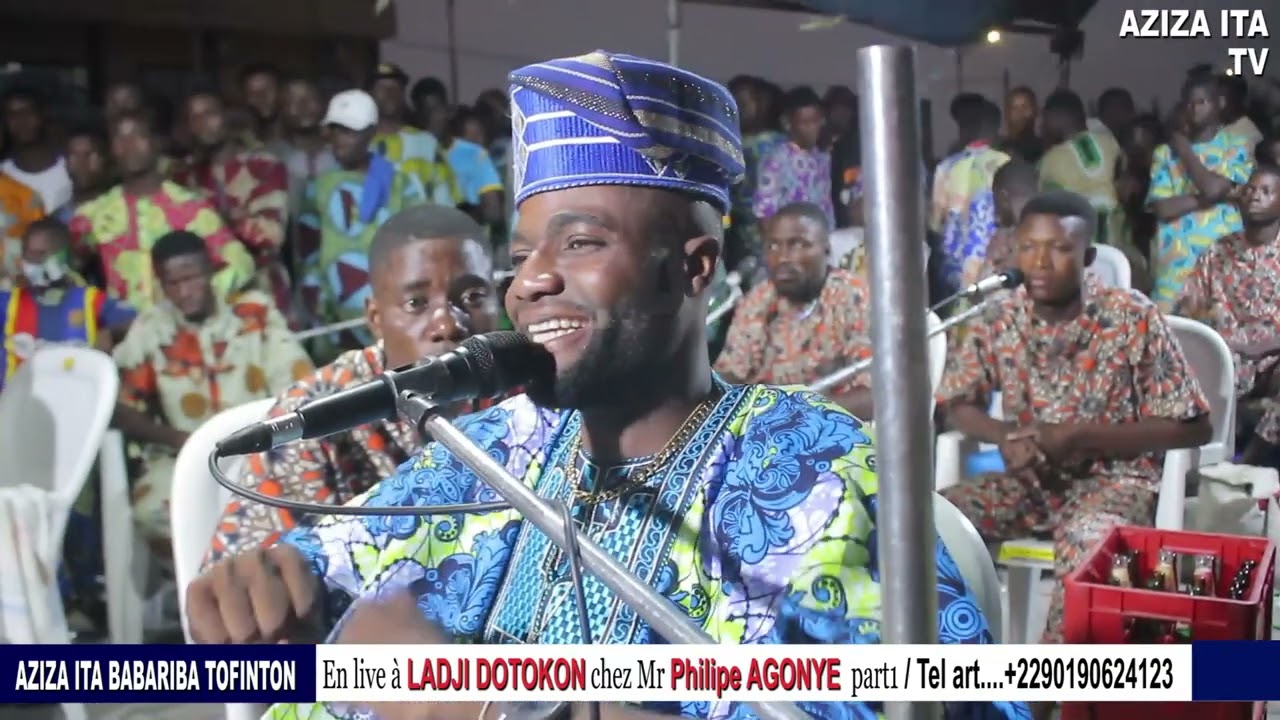L’artiste AZIZA ITA BABARIBA TOFINTON chez monsieur Philippe AGONYE1
