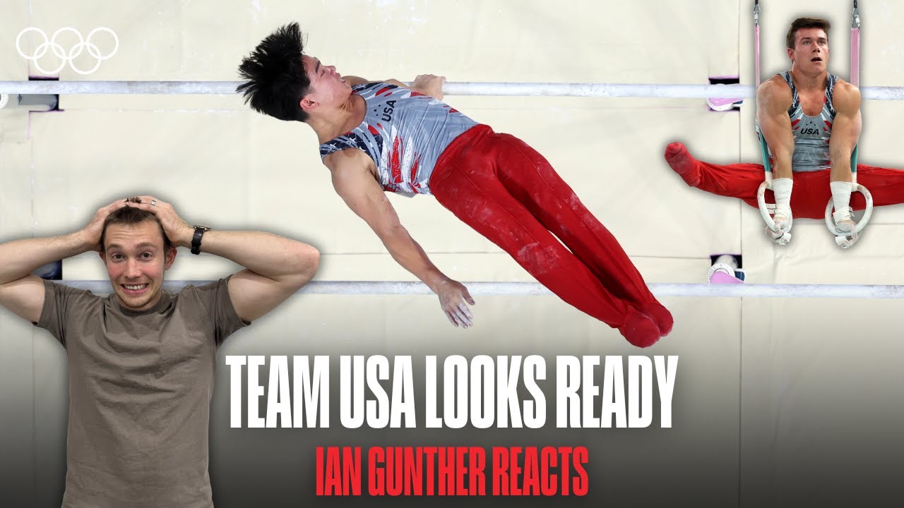 Ian Gunther Reviews U.S. Men's Podium Training✨ | Artistic Gymnastics World Championships 2025 🇺🇸