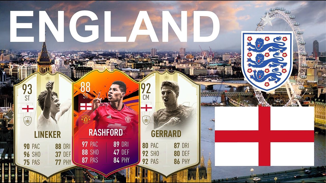 FIFA 19: ENGLAND in ULTIMATE TEAM ft. 7 ICONS