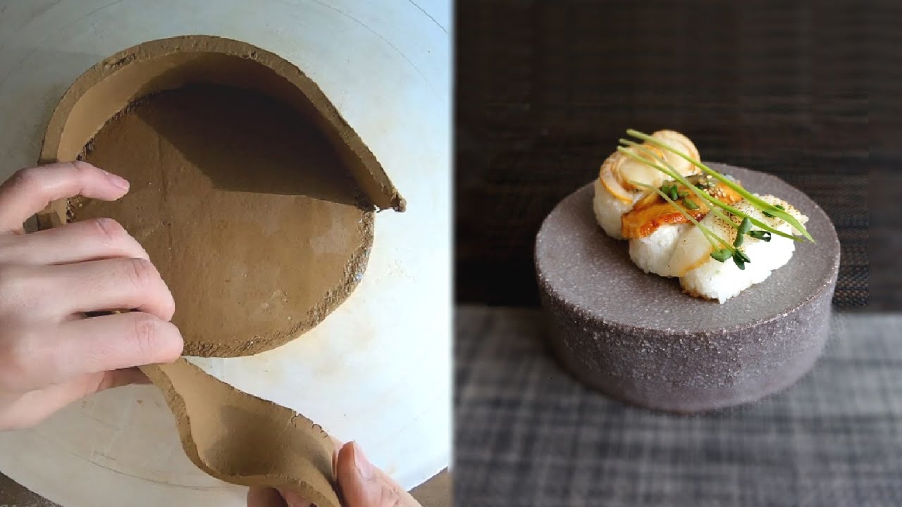 맷돌 비슷한 투박한 접시 만들기 Making a Millstone Shaped Rusty Plate