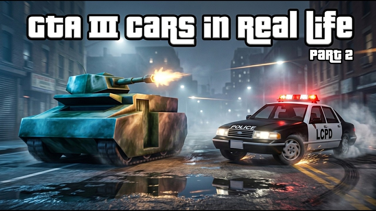 GTA III Cars in Real Life (2001) | Liberty City Vehicles Part II