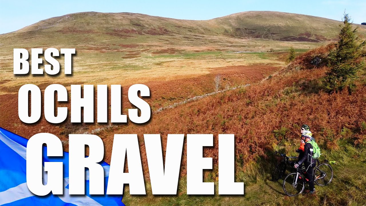 Best gravel bike route in the Ochils, Central Scotland