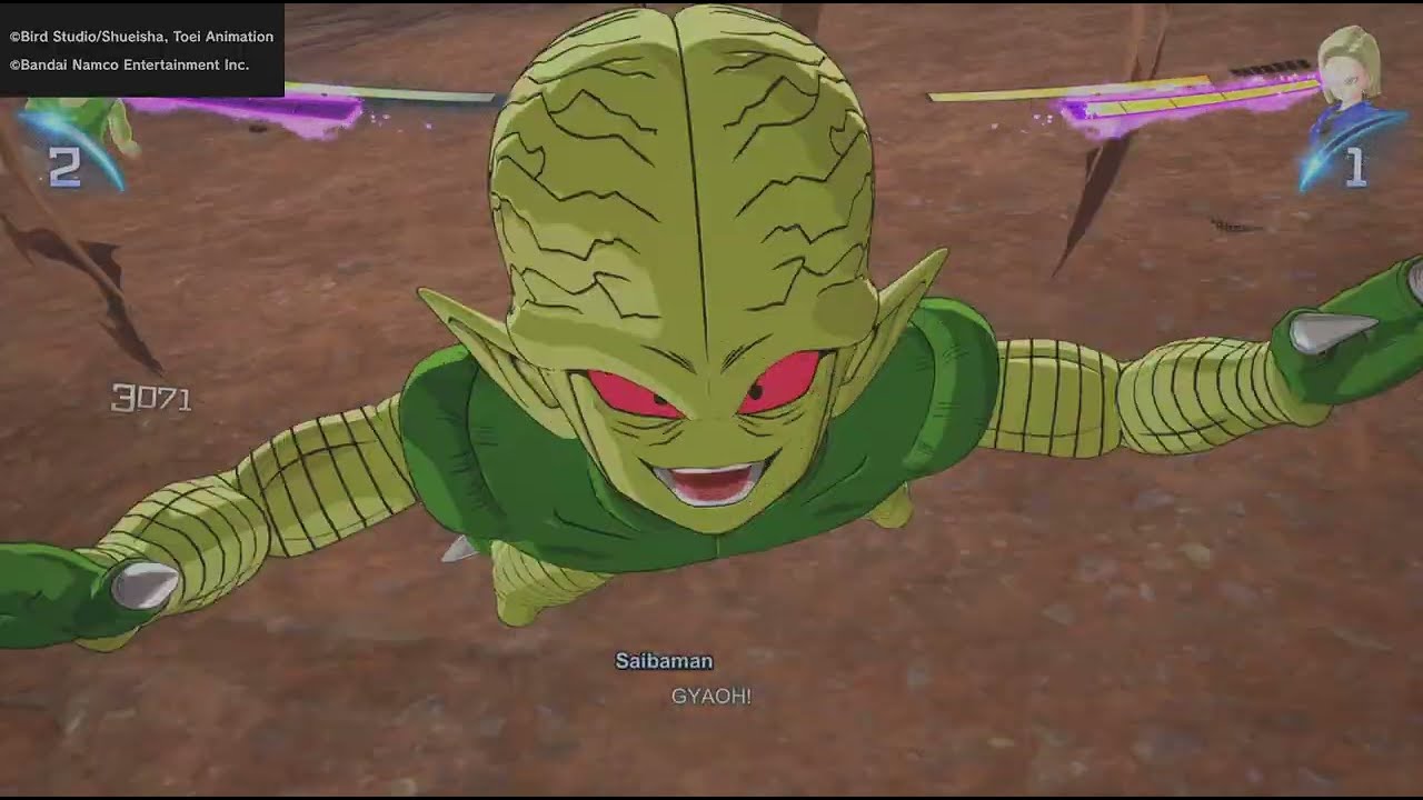 DRAGON BALL: Sparking! ZERO_Saibaman vs Android 18