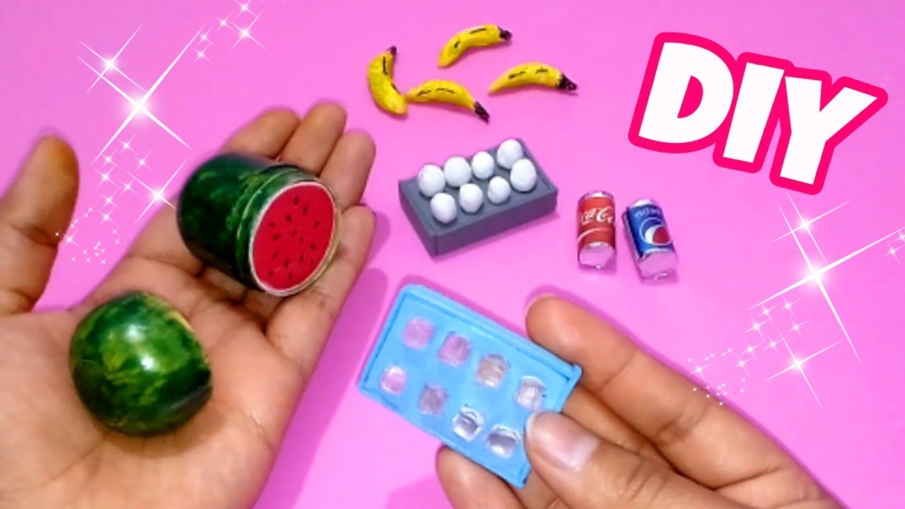 como hacer cosas de comida en Miniatura| how to make Miniature food