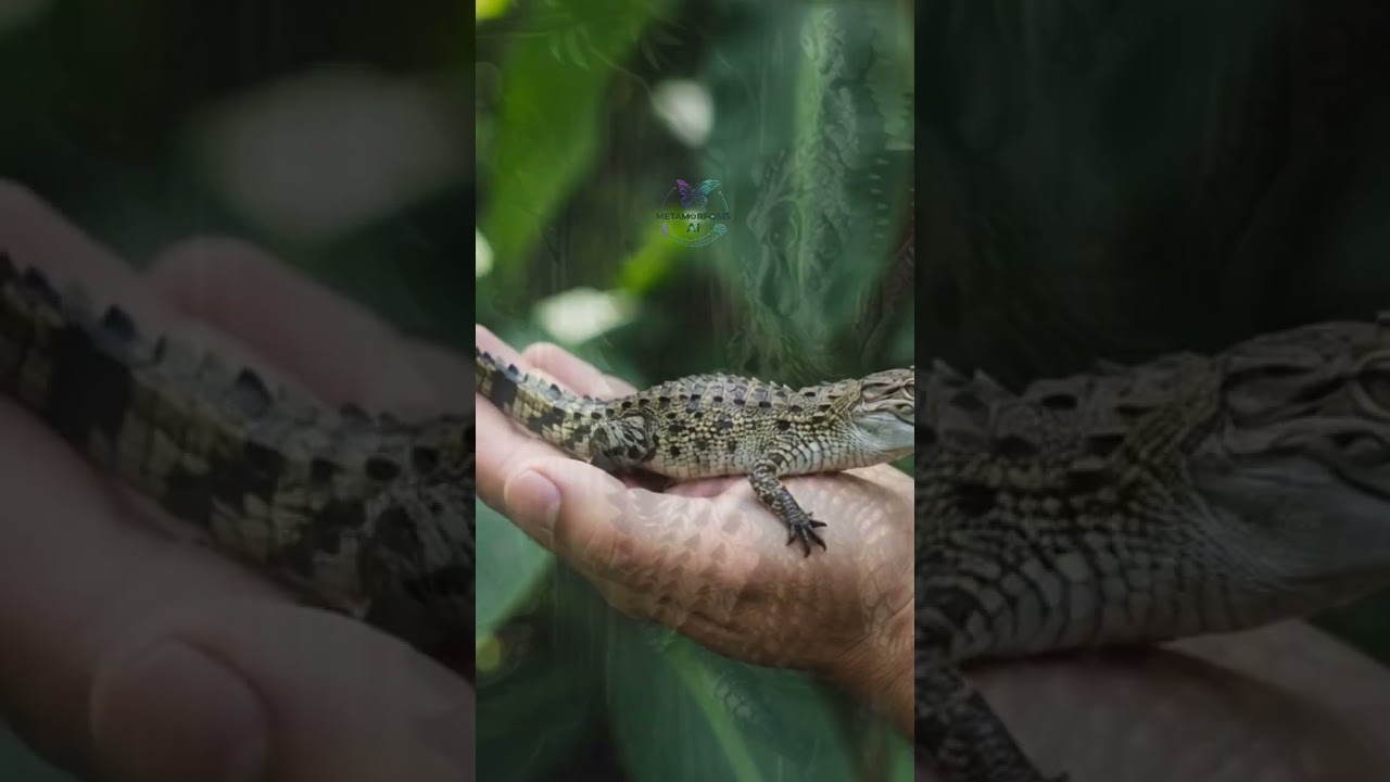 The Amazing Transformation of a Baby Crocodile 