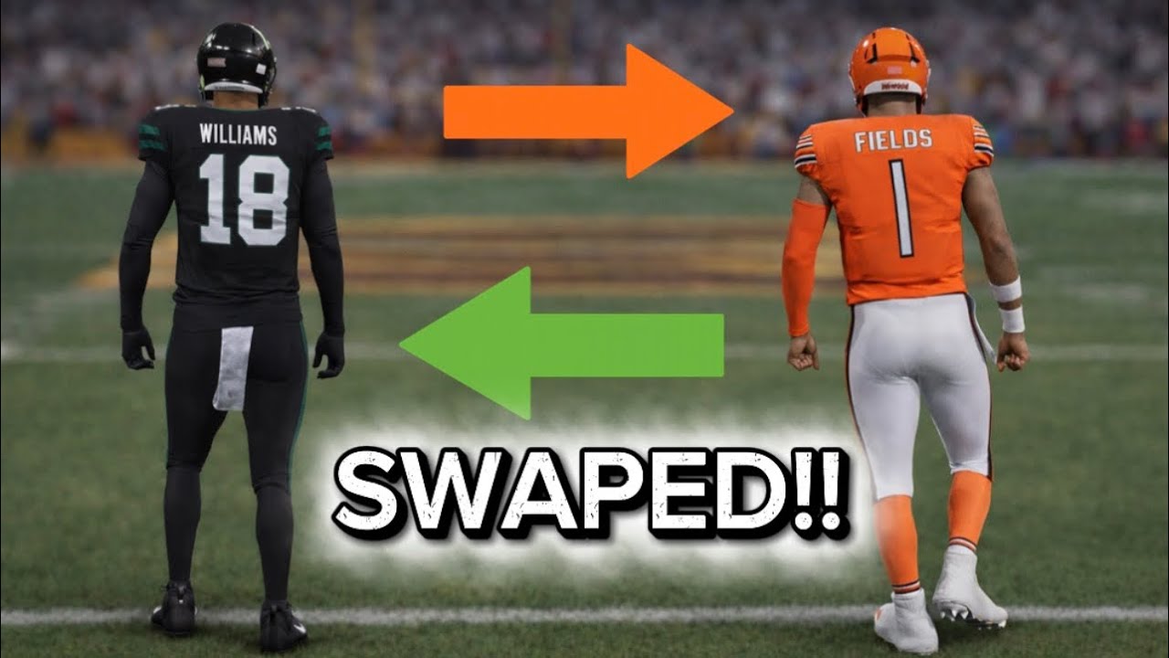 I Swapped Caleb Williams And Justin Fields To See Who Would Do A Better Job On A Different Team…￼￼