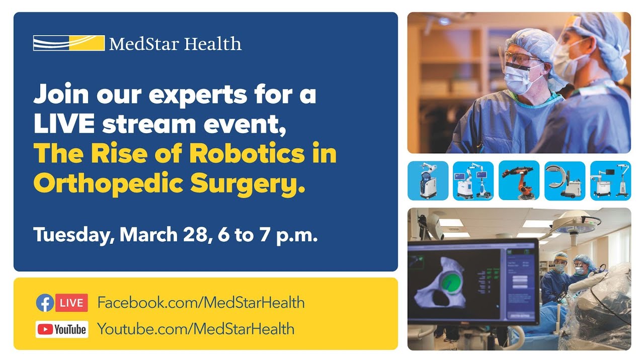 Live-stream Event: The Rise of Robotics in Orthopedics Surgery