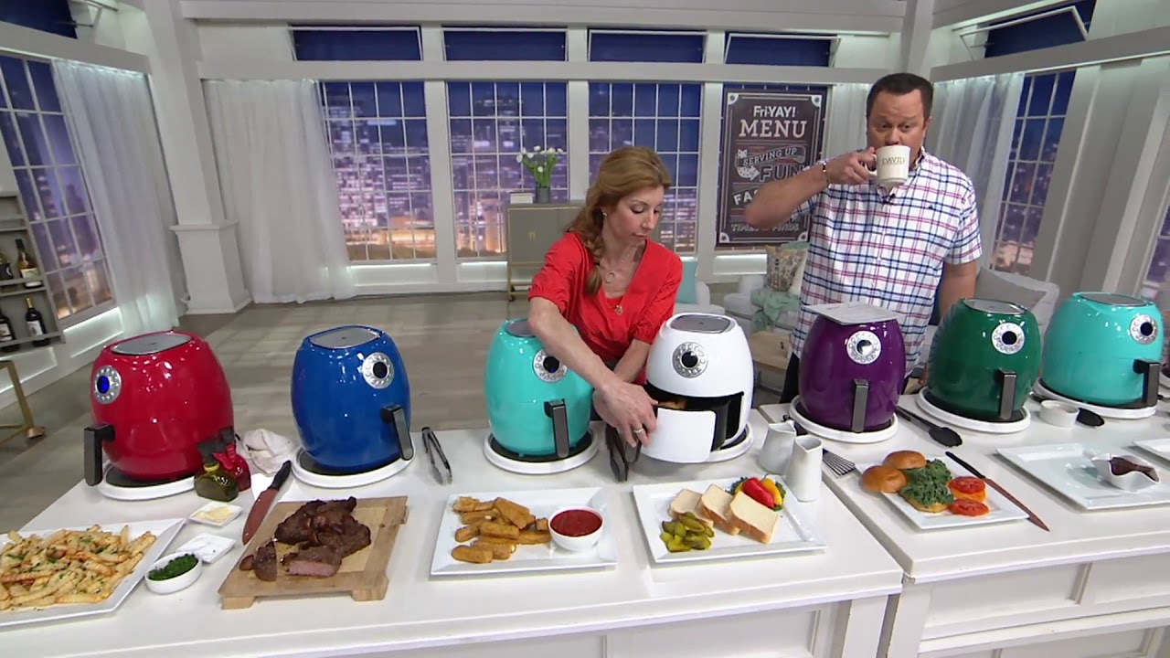 Cook's Essentials 3.4-qt Digital Air Fryer with Presets & Pans on QVC