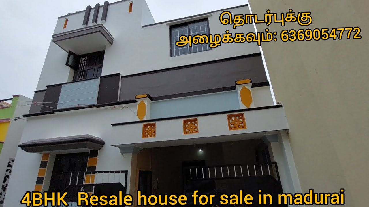 4BHK For 60 lakhs resale house in surya nagar madurai | contact no: 6369054772