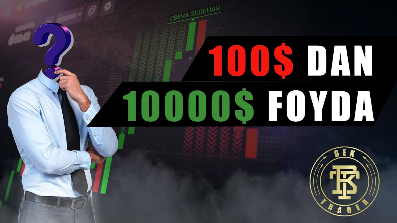 TRADING | STREAM | 100$ dan 10000$ foyda | BEK_TRADER