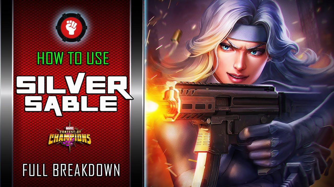 How To Use SILVER SABLE Easily | Full Breakdown | Marvel Contest Of Champions