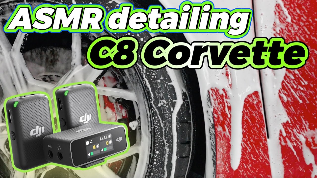 Corvette ASMR - Satisfying detailing, paint correction, ceramic coating sounds!