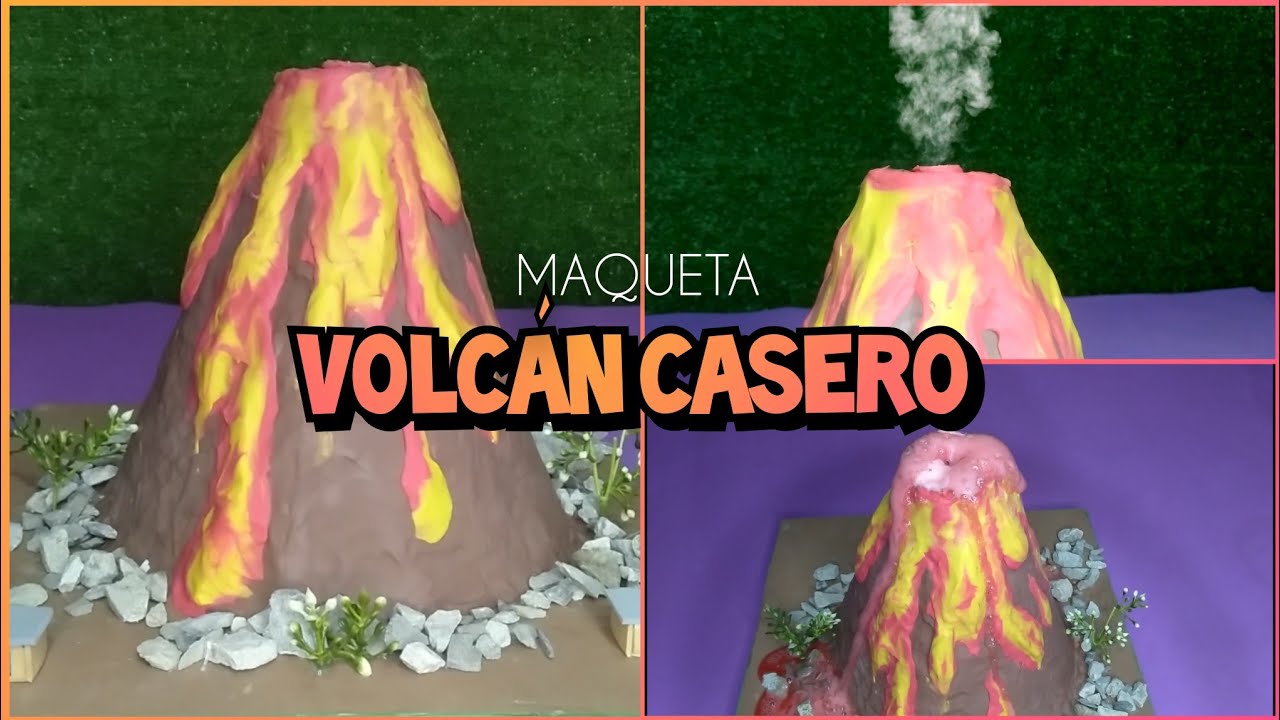 Maqueta Volcán Casero 🌋Fácil y Rápido 🌋 #diy #ecuador