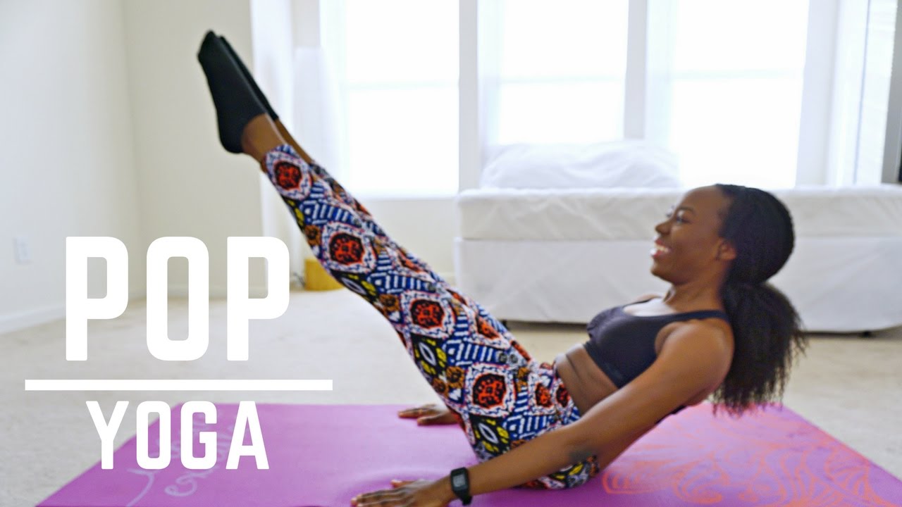 POP YOGA FOR BEGINNERS! Upbeat Yoga || Easy Power Yoga