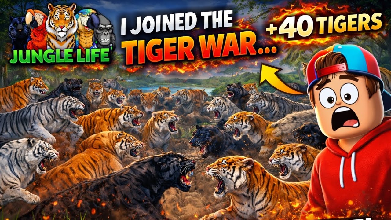 I Joined the Tiger War… +40 Tigers Went Crazy! 🔥🐯[ JungleLife ]