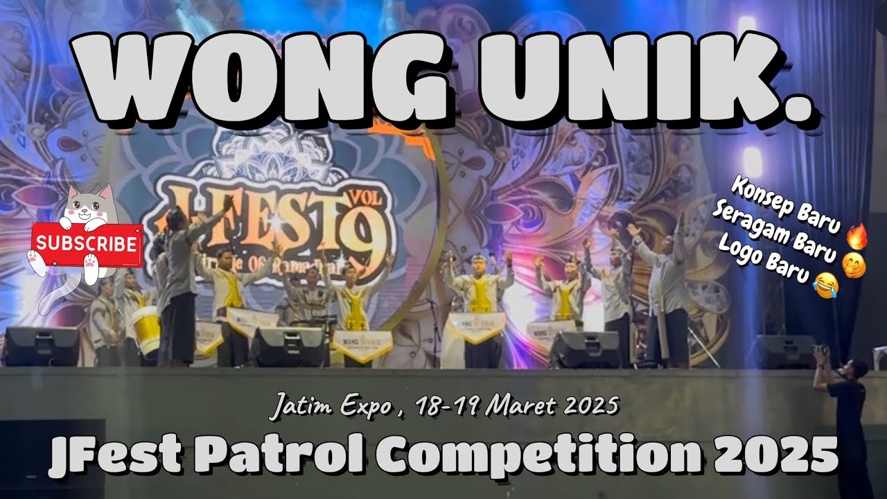 WONG UNIK - Festival Musik Patrol JFest Vol 9 Jatim Expo Surabaya 2025 | NEW SKIN & NEW CONCEPT 🔥