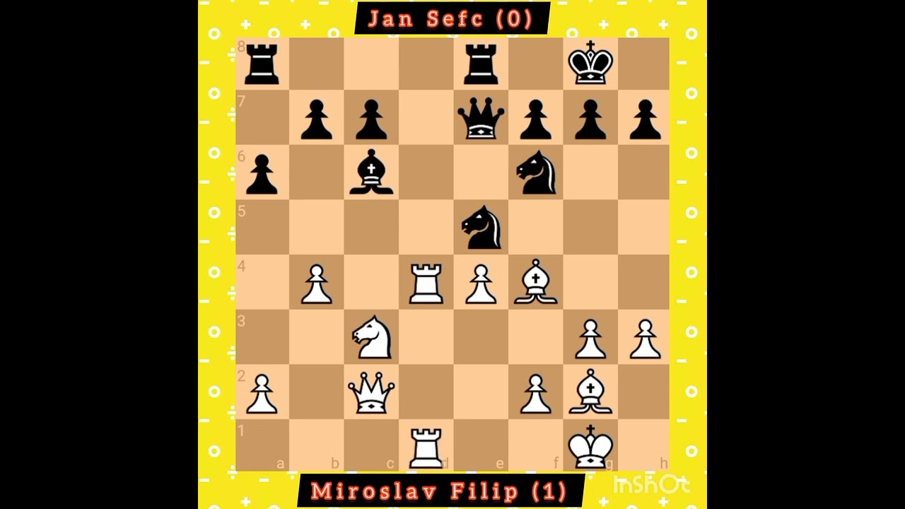 Miroslav Filip vs Jan Sefc || Steinitz Memorial, 1956 #chess #chessgame