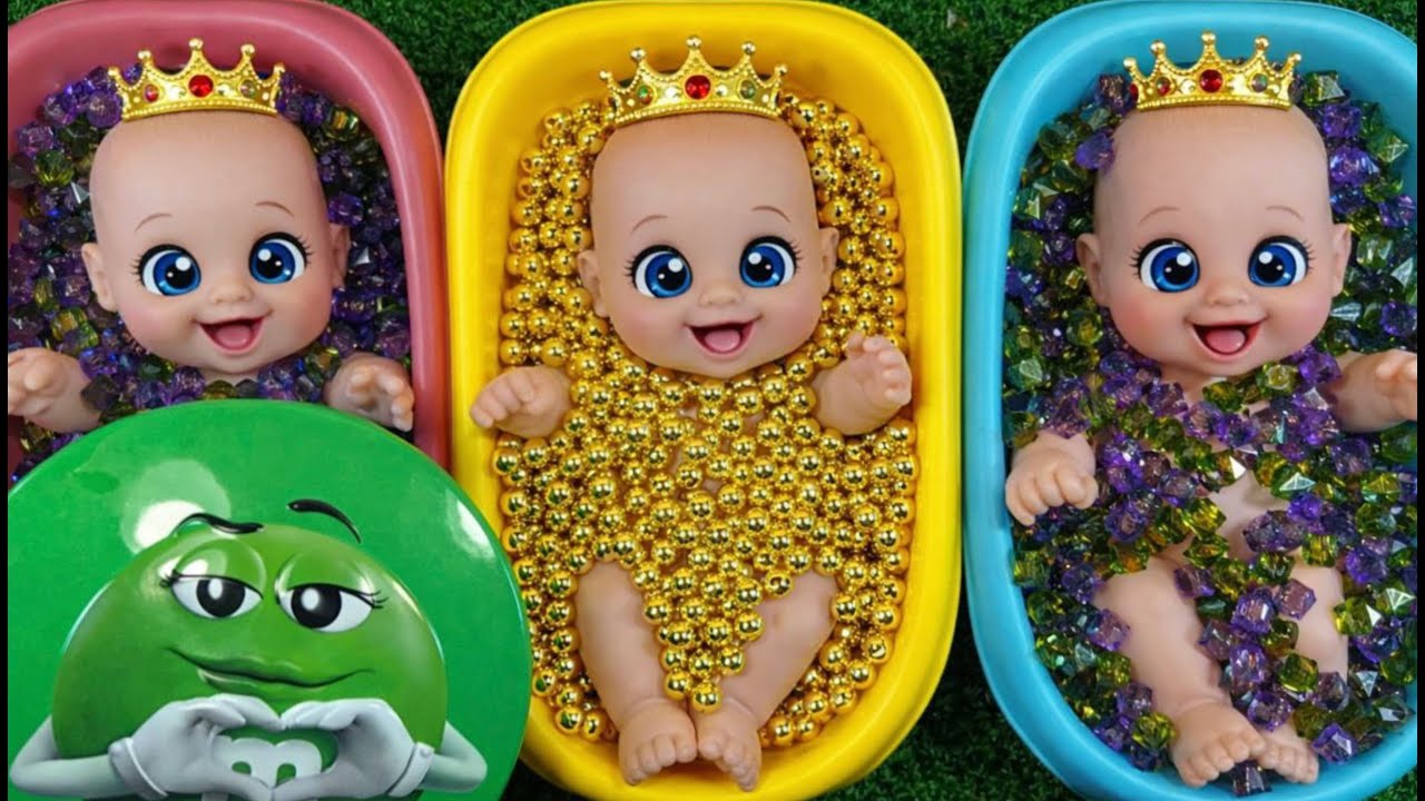 Sweet Bath Time Dolls | Satisfying ASMR