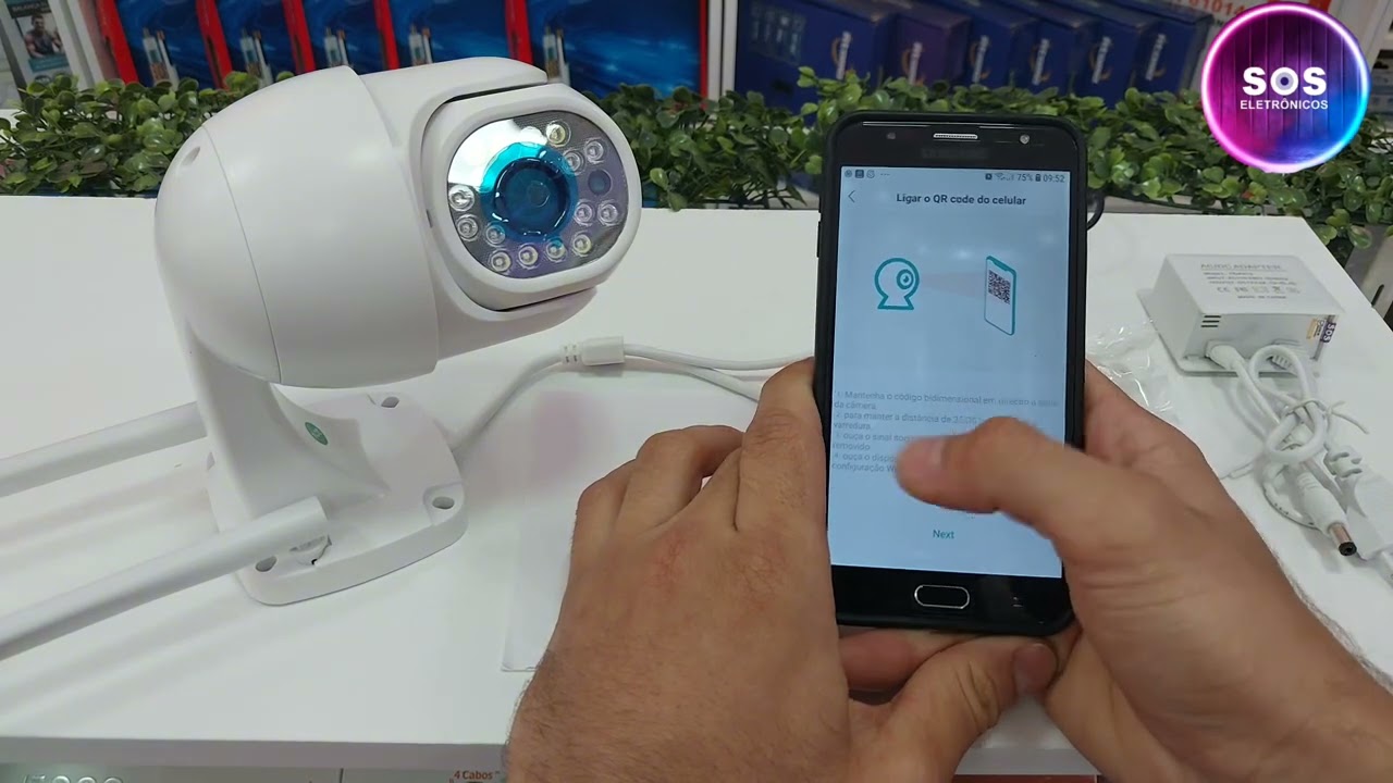 Como Configurar Câmera Externa 360° WI-FI