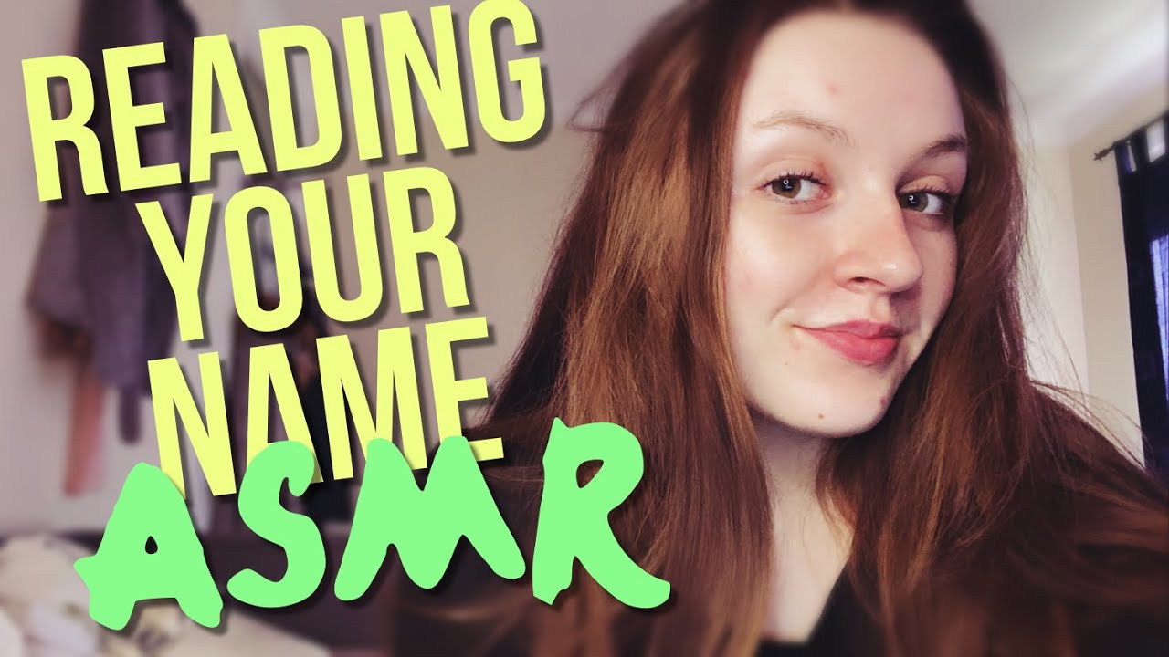 Reading YOUR name (subscriber names video with 200+ names) - ASMR