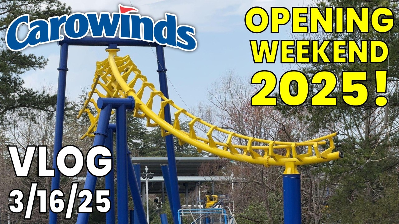 Carowinds Opening Weekend 2025! | Vlog 3/16/25