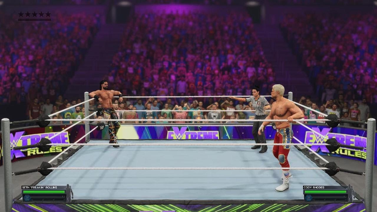 CTG - WWE 2K23 - SETH ROLLINS VS CODY RHODES - 5 STAR MATCH