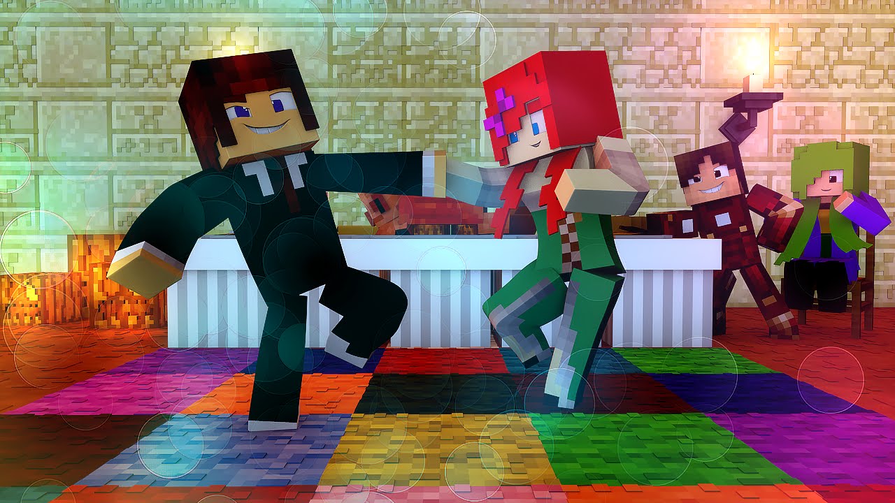 Minecraft: Namorada Perfeita #02 - Festa Fantasia Na Escola !!