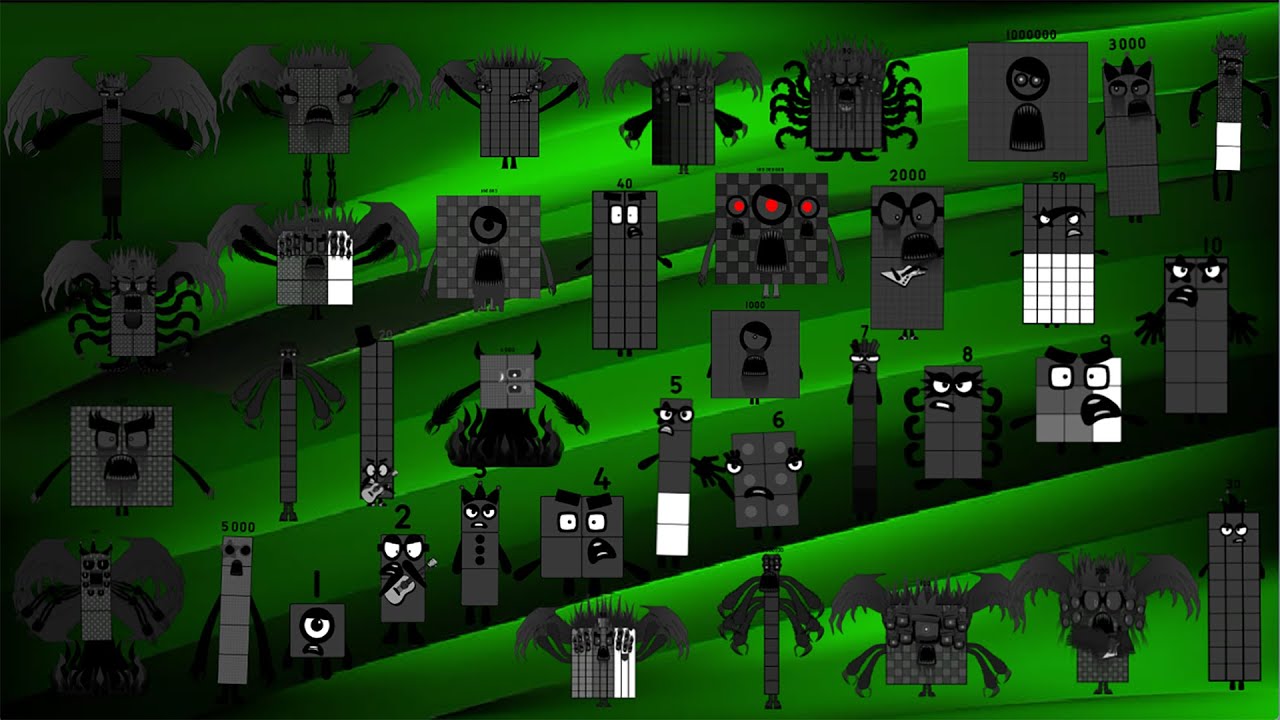 Official Uncannyblocks band but (1-1.00.000.000) All Blackbi But Synthesized on the miniature screen
