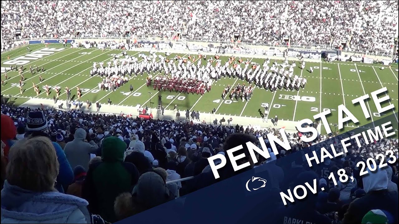 Penn State Blue Band Halftime Show - 11/18/2023.