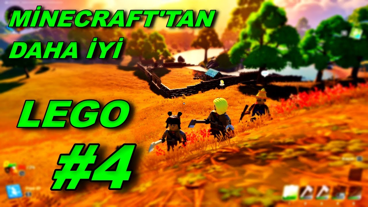 MİNECRAFT'TAN DAHA İYİ OYUN BÖLÜM #4  FORTNİTE LEGO #fortnitelego