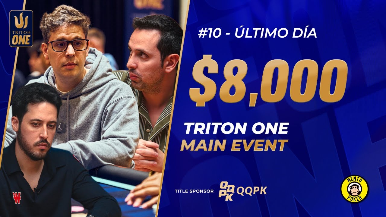 🔴 $8K NLH Main Event – Día 2 | Triton ONE JEJU 2026 con ZerosPoker, Adrián Mateos, Sergio Aído..