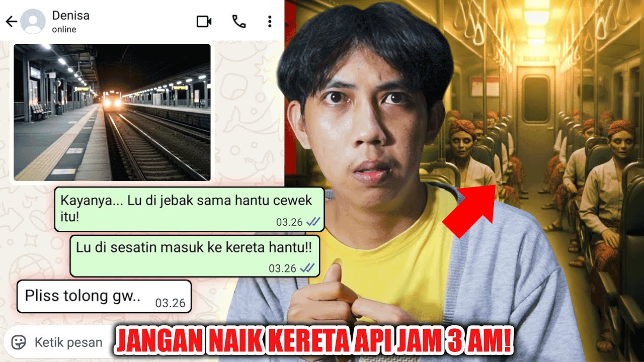 JANGAN NAIK KERETA API JAM 3 AM 😱 | CHAT HISTORY HORROR SERAM