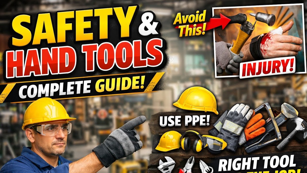 Safety Practices and Hand Tools – Complete Guide | Workshop Safety | ITI / Electrician / Technician