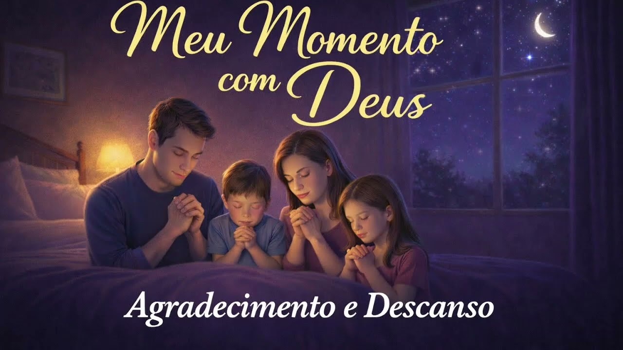ORAÇÃO DA NOITE COM SALMO 63:1-7 | DURMA EM PAZ NA PRESENÇA DE DEUS_26/02/2026 