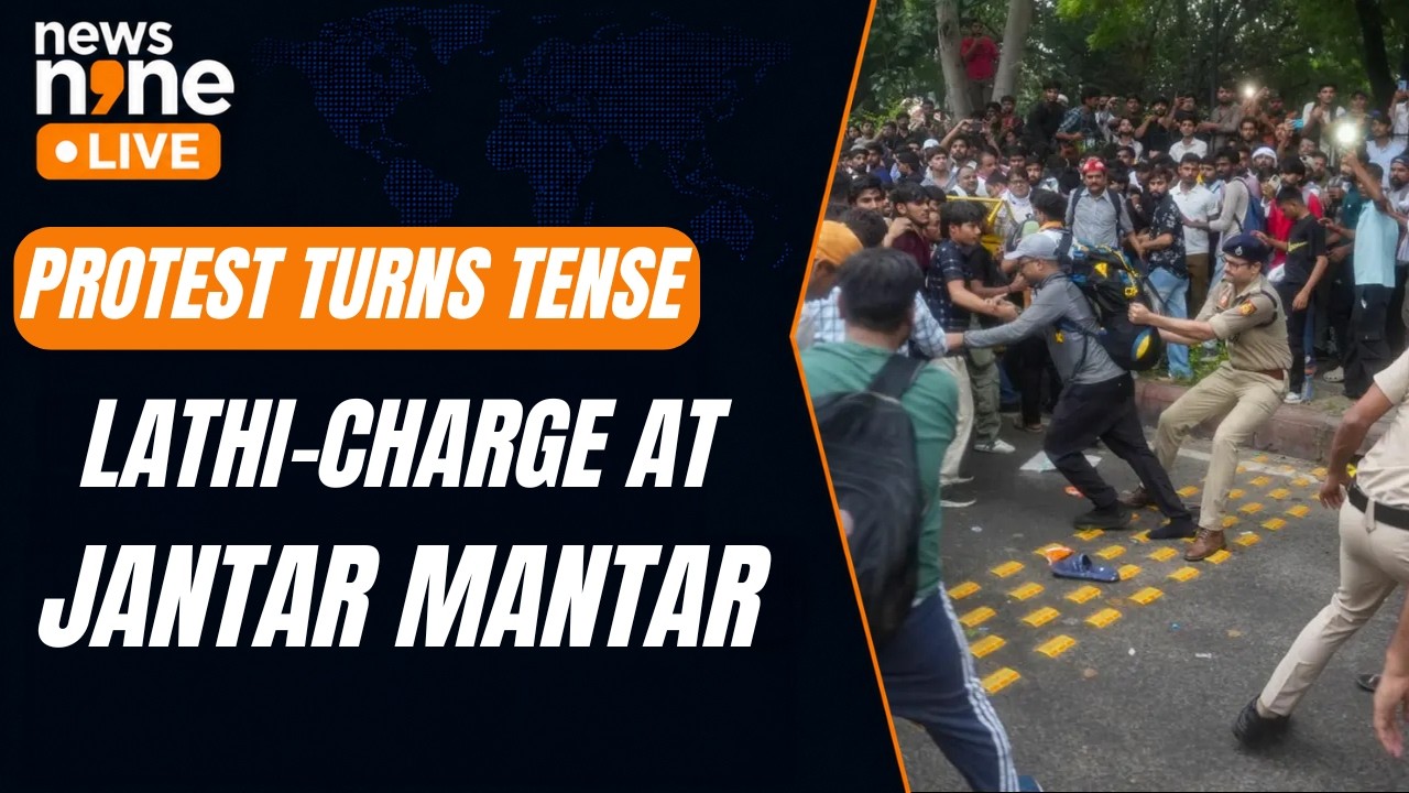 CJP Protest Live: Delhi Police Stops CJP Parliament March, Resorts To Light Lathi-Charge | News9