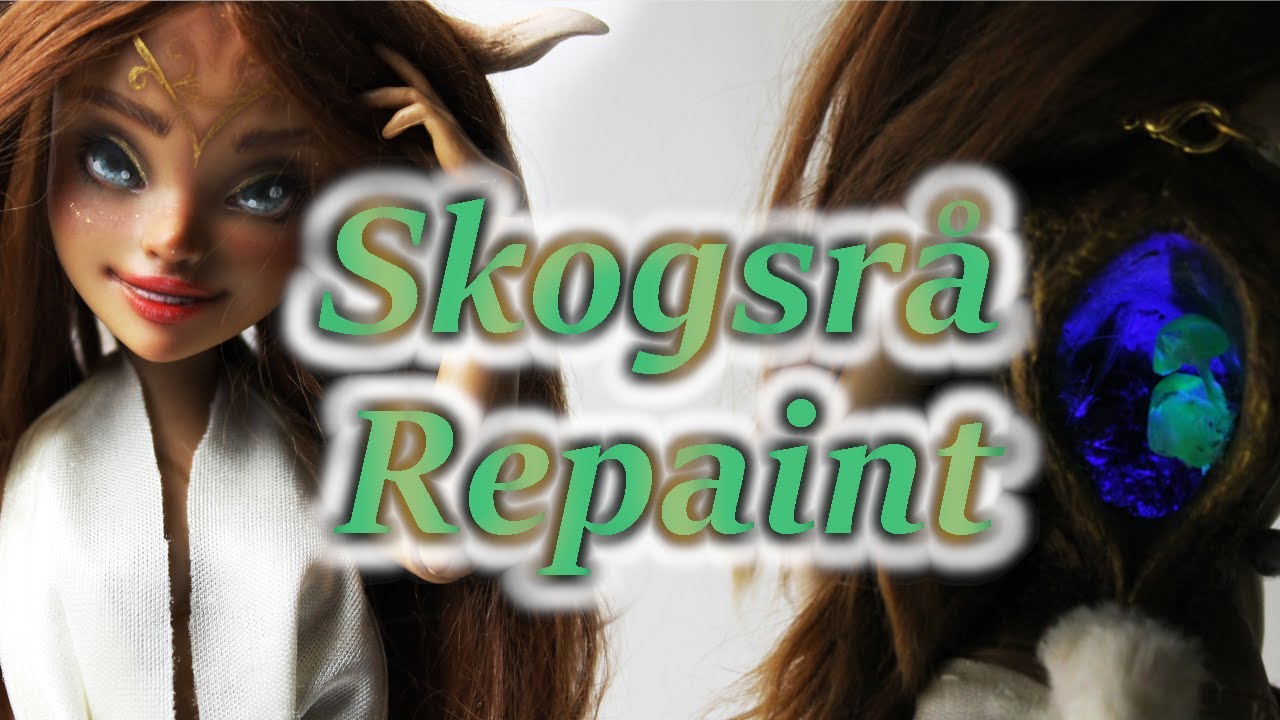 OOAK Skogsrå doll repaint