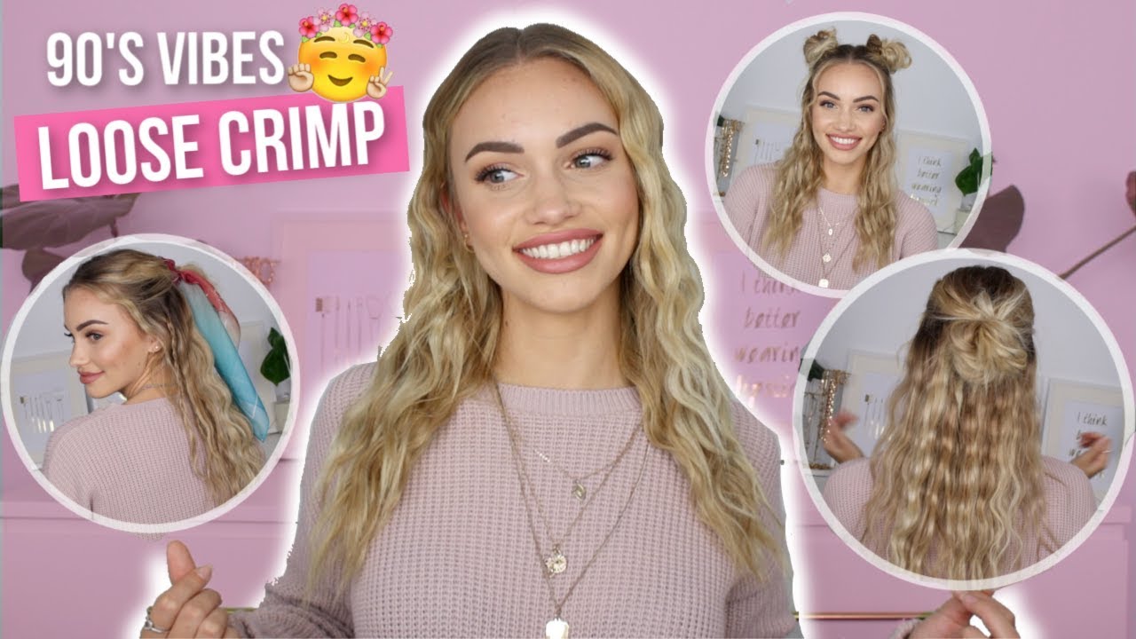 LOOSE CRIMP HAIR TUTORIAL + 4 FESTIVAL HAIR STYLES || using the *NEW* ghd Oracle!