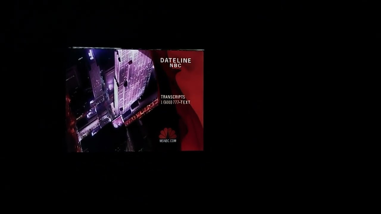 Dateline NBC Closing Credits (September 6th, 2002)