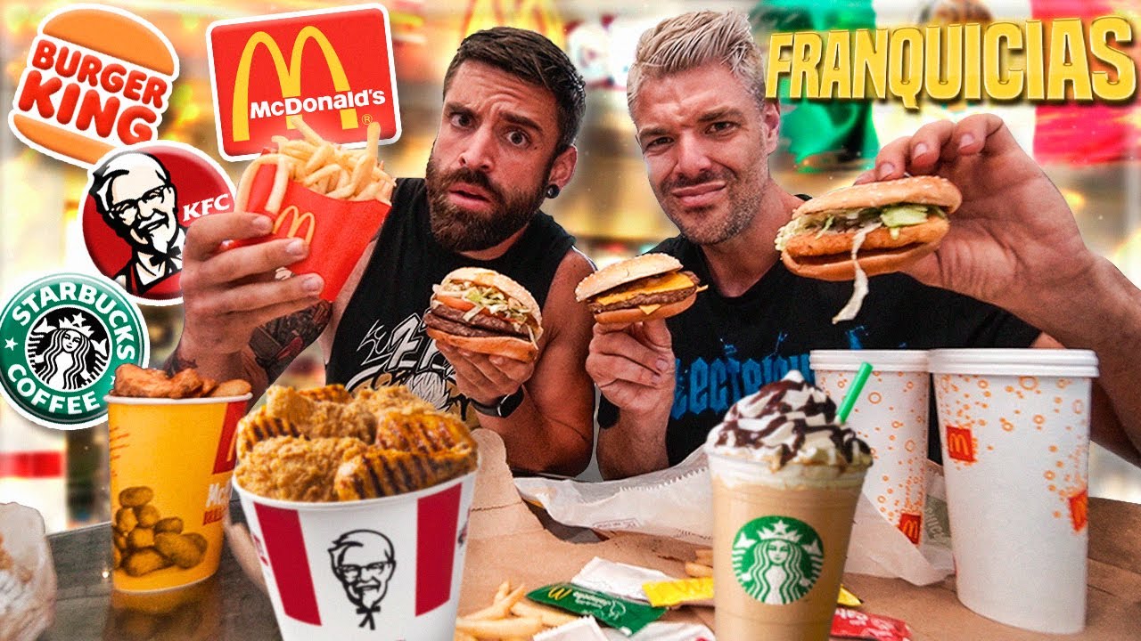 PROBANDO COMIDA RÁPIDA de FRANQUICIAS AMERICANAS en MEXICO!🇲🇽 🍔 *NO ESPERABA ENCONTRARME ESTO...*