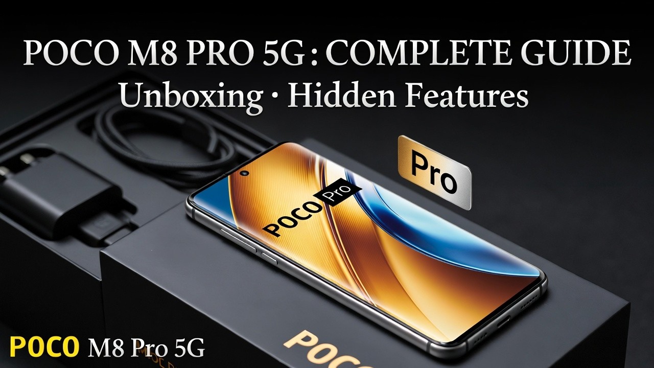 POCO M8 Pro 5G – Unboxing, Setup, Tips, Tricks & All Tutorials (Full Guide)