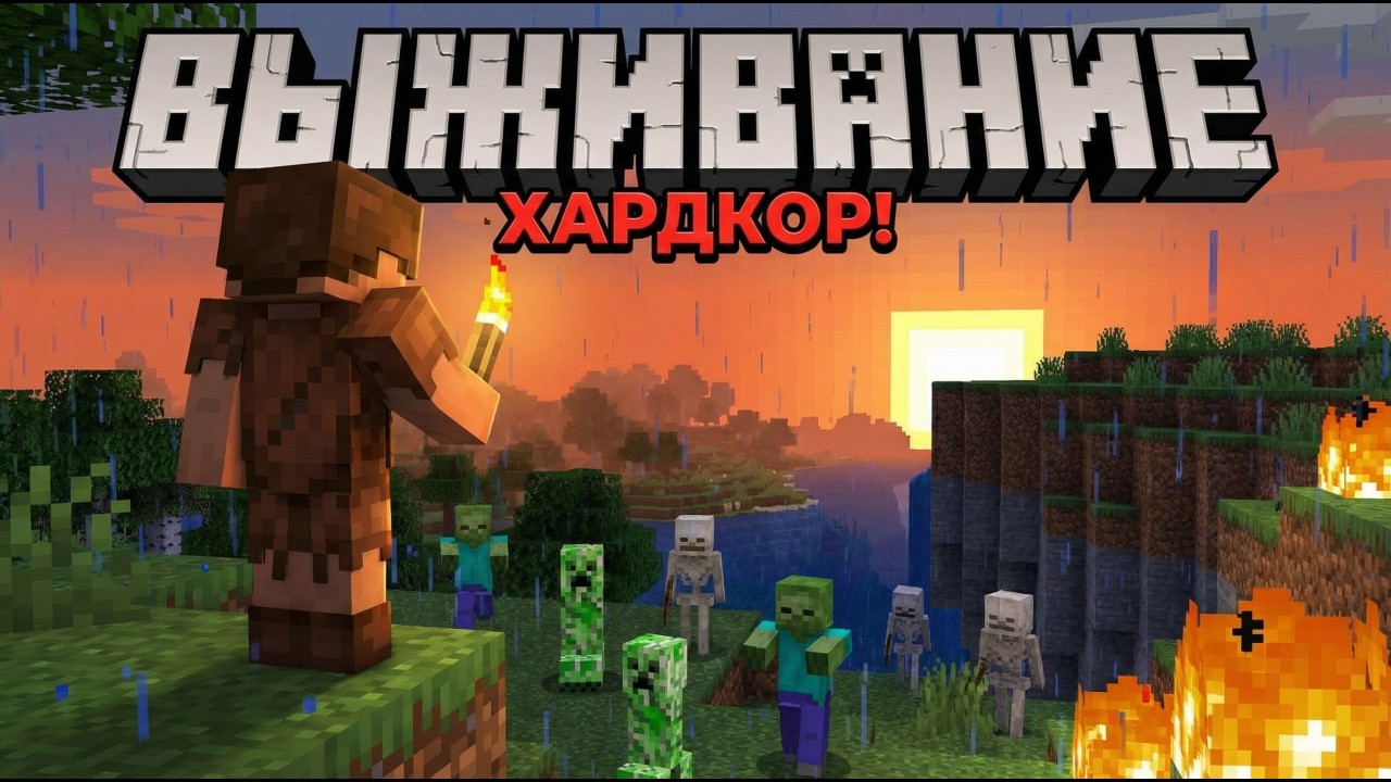 ВЫЖИВАНИЕ В МАЙНКРАФТ 100 ДНЕЙ!