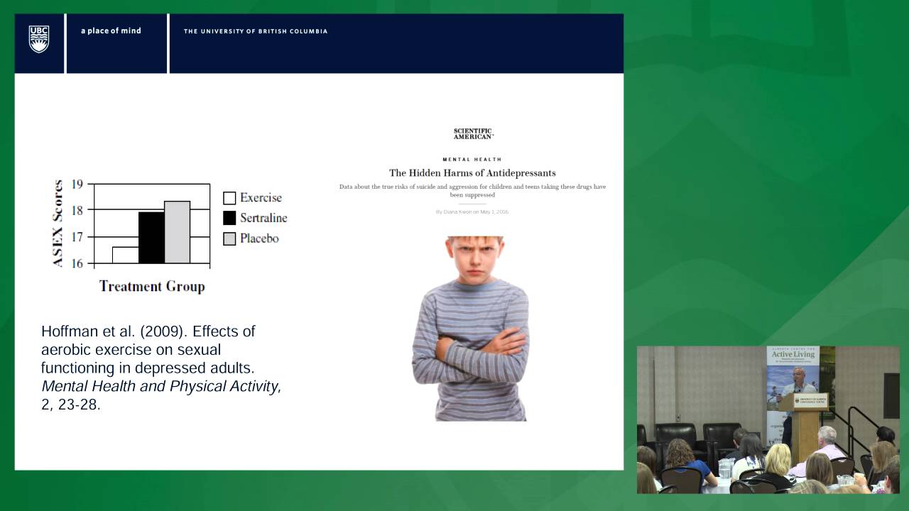 2016 Physical Activity Forum: Sweat is the Best Antidepressant