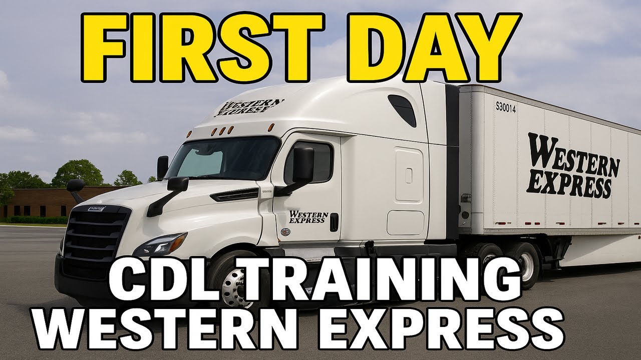 🚛 Мой 70-часовой курс обучения на водителя грузовика с компанией Western Express начинается ПРЯМО...