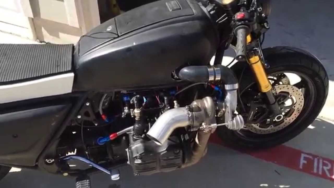 1983 Honda GL1100 Fuel Injected Turbo - First Start