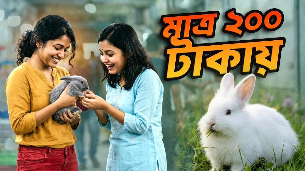 জোড়া মাত্র 400 টাকায় | 🐰 Kolkata Rabbit Market | Kolkata Pet market | Large Size Rabbit 🐰